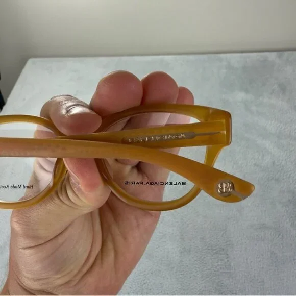 Balenciaga Paris NWT Women's Cat Eye BAL 114 V9E Eyeglasses Made in Italy - Picture 12 of 15